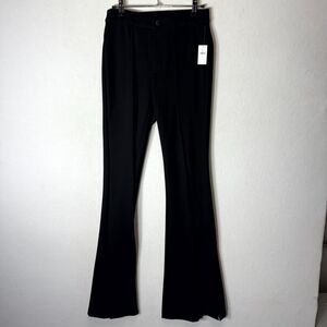 Gap‎ Womens Flare High Rise Stretch Black Dress Pants Size 0 NEW